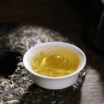 2020 中茶 ZHONGCHA TIAN BIG TREE LEAF RAW pu erh tea cake,YUNNAN puer tee cha,357g