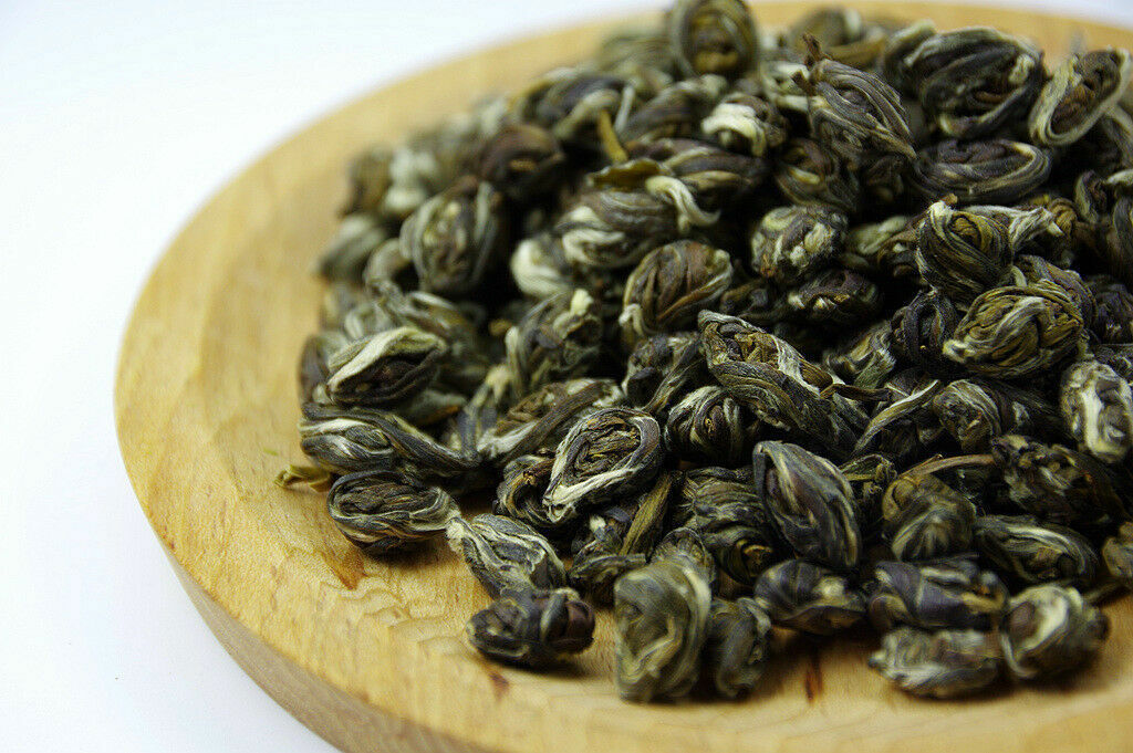 Phoenix Eye Tea ball,Mo Li Hua Feng Yan,flavoured Jasmine Green Pearl Tee buds