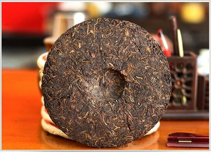 357g, 2007 China CNNP COFCO Zhong Cha yuan Puerh Pu er Raw Cake tea,puer tee erh