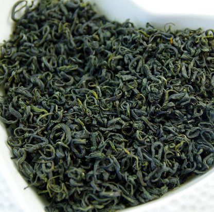 Zhen Mei Tea,Green Loose Leaf,CHINA ZhenMei grüner Tee,China thé blätter 中国针眉绿茶