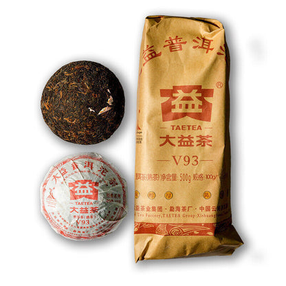 2010 Yunnan Menghai TAETEA Dayi factory Pu-erh China puer Tea v93 Tuo Ripe cake