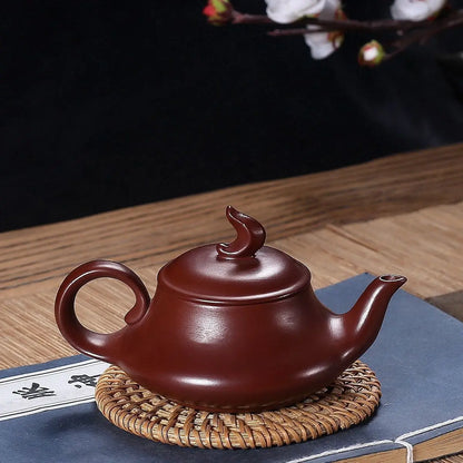 10cc Yixing Handmade Yixing clay teapot Raw Mineral Mud Dragon Blood Sand Tea Pot Kung Fu Tea Set Chinese Tea Pot