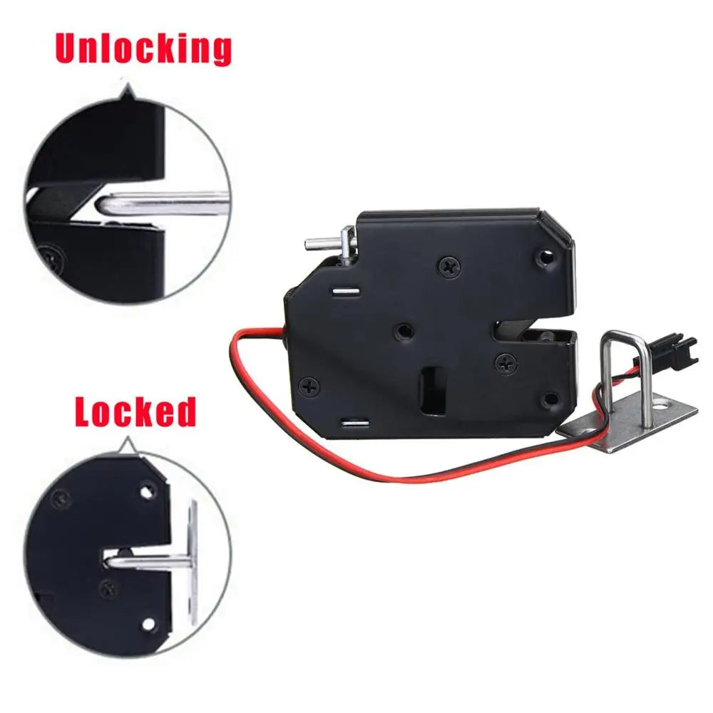 10pcs Fechadura Electromagnetic Lock for Electronic Locker Smart Cabinet Lock with status detection cerradura inteligente