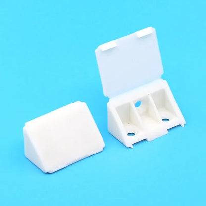 10pcs Thick nylon plastic corner brackets 90 degree plywood connector Joint Fastener Shelf support for Furniture cabinet fitting