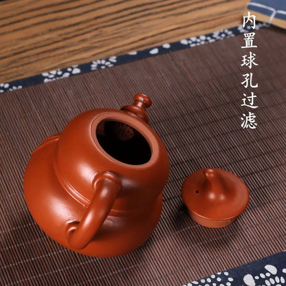 110cc/200cc Master Handmade Zhu Ni Favorites Clock Kettle Teapot Pot For Kung Fu Tea China Milk Oolong Tea Ceremony Set Teapot