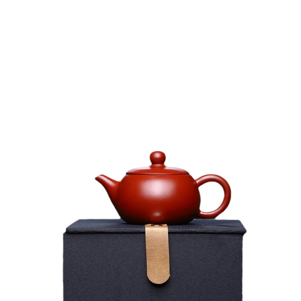 110cc Chinese Yixing Small Teapot Handmade Purple Clay Aged ZiNi shuiping Tea Pot Zisha Chu Liqiang