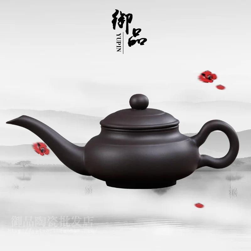 110cc Real Handmade Yixing Clay Teapot Chinese Kettle Puer Tea Set Kung Fu Zisha Teaware