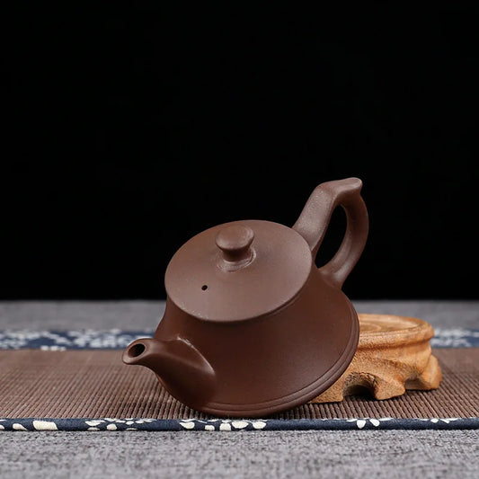 110cc Yixing Purple Clay Teapot Handmade Zhu Mud Beauty Kettle Household Filter Tea Sets Custom Chinese Zisha Tea Infuser