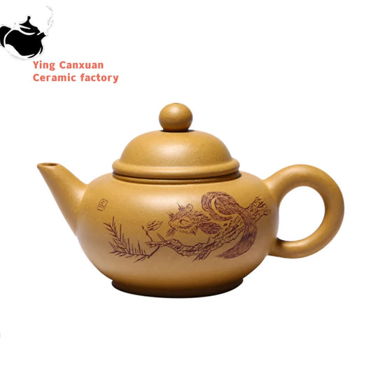 110ml Authentic Yixing Purple Clay Teapot Handmade Section Mud Filter Tea Pot Home Zisha Beauty Kettle Chinese Tea Set Gifts