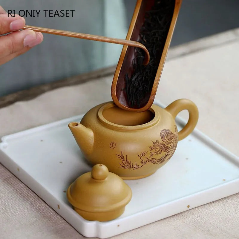 110ml Authentic Yixing Purple Clay Teapot Handmade Section Mud Filter Tea Pot Home Zisha Beauty Kettle Chinese Tea Set Gifts