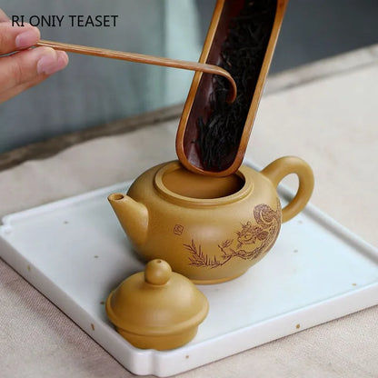 110ml Authentic Yixing Purple Clay Teapot Handmade Section Mud Filter Tea Pot Home Zisha Beauty Kettle Chinese Tea Set Gifts