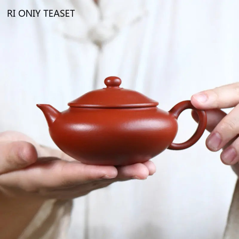 110ml Authentic Yixing Small Capacity Purple Clay Teapots Famous Artists Handmade Tea Pot Beauty Kettle Chinese Zisha Tea Set