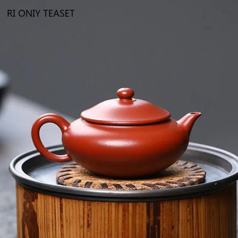 110ml Authentic Yixing Small Capacity Purple Clay Teapots Famous Artists Handmade Tea Pot Beauty Kettle Chinese Zisha Tea Set
