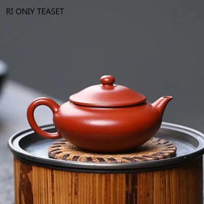 110ml Authentic Yixing Small Capacity Purple Clay Teapots Famous Artists Handmade Tea Pot Beauty Kettle Chinese Zisha Tea Set