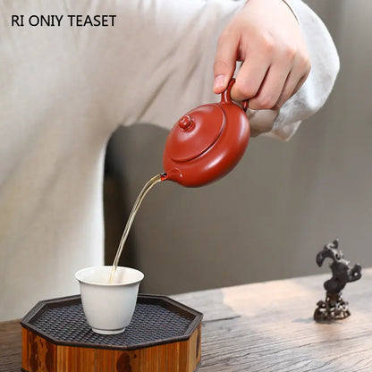 110ml Authentic Yixing Small Capacity Purple Clay Teapots Famous Artists Handmade Tea Pot Beauty Kettle Chinese Zisha Tea Set