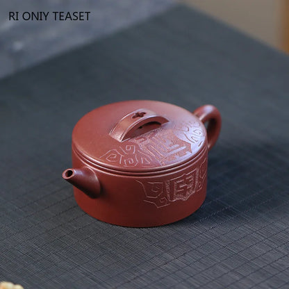 110ml Chinese Yixing High-end Purple Clay Teapots Small Capacity Kettle Famous Handmade Tea Pot Raw Ore Zisha Tea Set Teaware