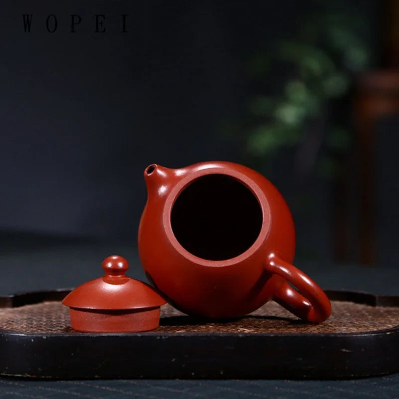 110ml Chinese Yixing Purple Clay Teapot Dahongpao Dragon Egg Filter Tea Pot Tradition Teaware Supplies Zisha Tea Maker Drinkware