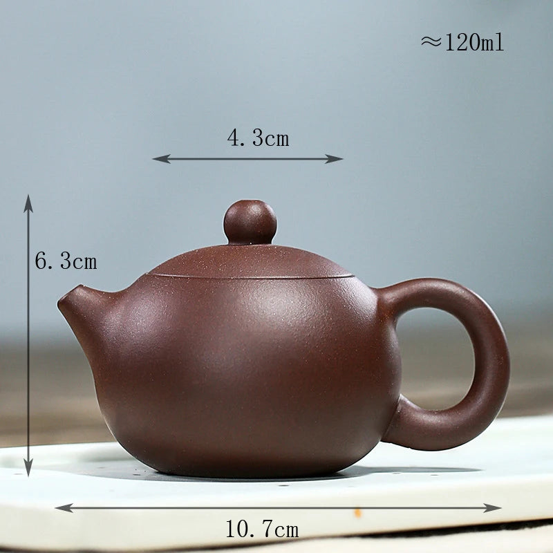 110ml Chinese Yixing Purple Clay Teapot Master Hand-carved Heart Sutra Tea Pot Raw Ore Duan Mud Handmade Kettle Zisha Tea Set