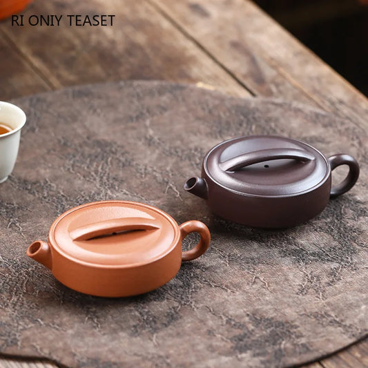 110ml Chinese Yixing Purple Clay Teapots Beauty Kettle Small Capacity Famous Handmade Tea Pot Raw Ore Zisha Tea Set Teaware