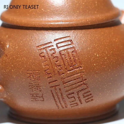 110ml Chinese Yixing Purple Clay Teapots Famous Artists Handmade Small Capacity Tea Pot Kettle High-end Zisha Tea Set Collection