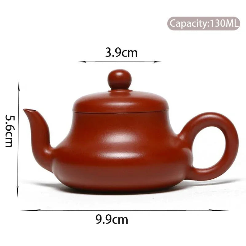 110ml Chinese Yixing Purple Clay Teapots Famous Artists Handmade Xi Shi Tea Pot Raw Ore Section Mud Kettle Zisha Tea Set