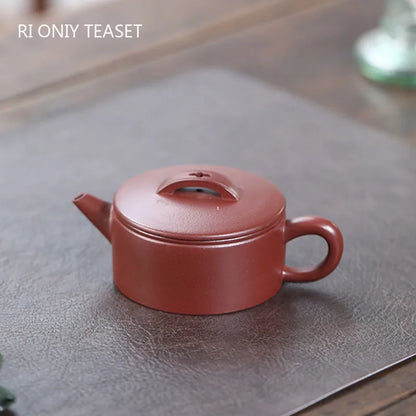 110ml Chinese Yixing Purple Clay Teapots Household Small Capacity Kettle Famous Artists Handmade Tea Pot Raw Ore Zisha Tea Set