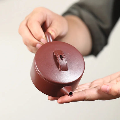110ml Chinese Yixing Purple Clay Teapots Household Small Capacity Kettle Famous Artists Handmade Tea Pot Raw Ore Zisha Tea Set