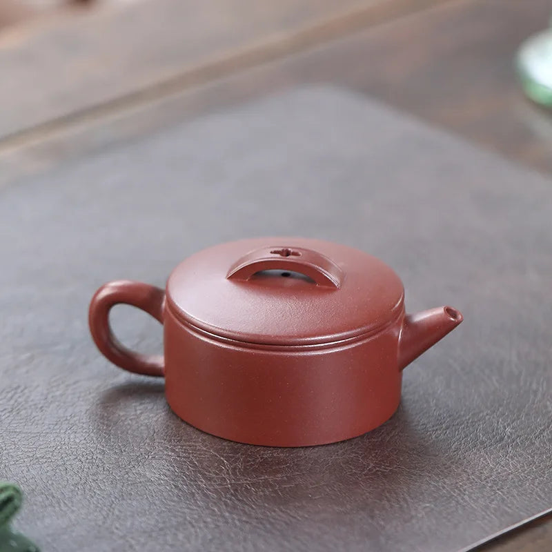 110ml Chinese Yixing Purple Clay Teapots Household Small Capacity Kettle Famous Artists Handmade Tea Pot Raw Ore Zisha Tea Set