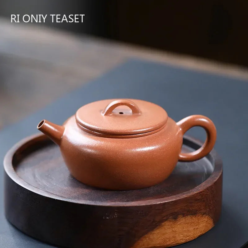 110ml Chinese Yixing Small Capacity Purple Clay Teapots Beauty Kettle Famous Artists Handmade Tea Pot Raw Ore Zisha Tea Set