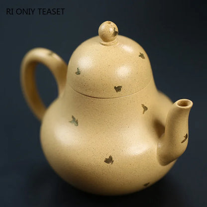 110ml Chinese Yixing Small Capacity Purple Clay Teapots Beauty Kettle Famous Artists Handmade Tea Pot Raw Ore Zisha Tea Set