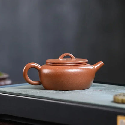 110ml Chinese Yixing Small Capacity Purple Clay Teapots Beauty Kettle Famous Artists Handmade Tea Pot Raw Ore Zisha Tea Set