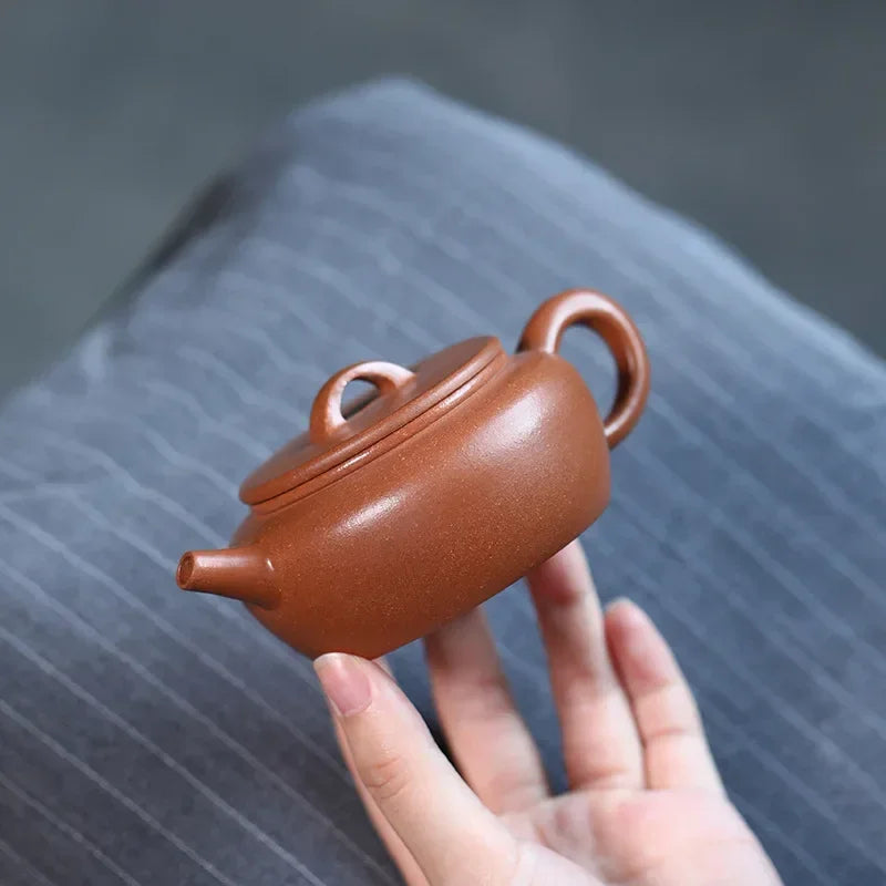110ml Chinese Yixing Small Capacity Purple Clay Teapots Beauty Kettle Famous Artists Handmade Tea Pot Raw Ore Zisha Tea Set
