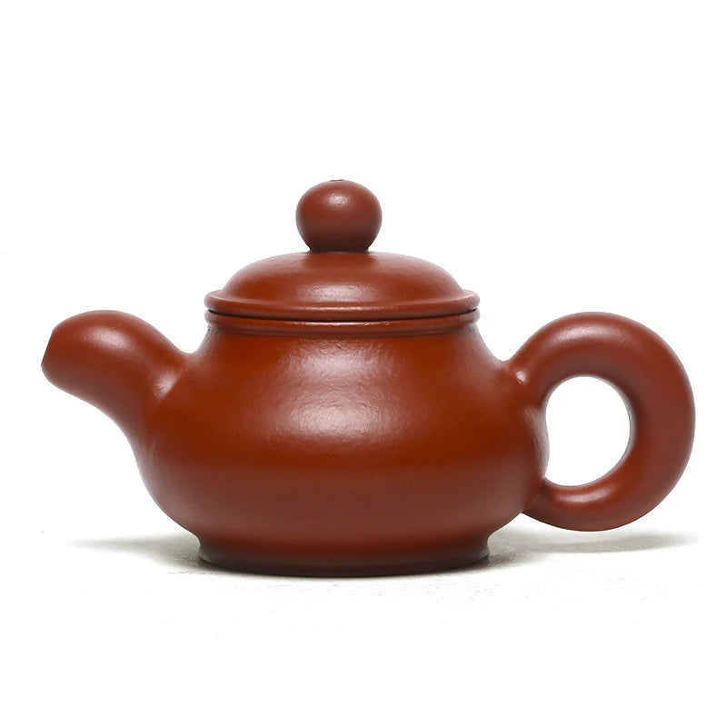 110ml Chinese Yixing Small Capacity Purple Clay Teapots Famous Artists Handmade Tea Pot Raw Ore Dahongpao Kettle Zisha Tea Set