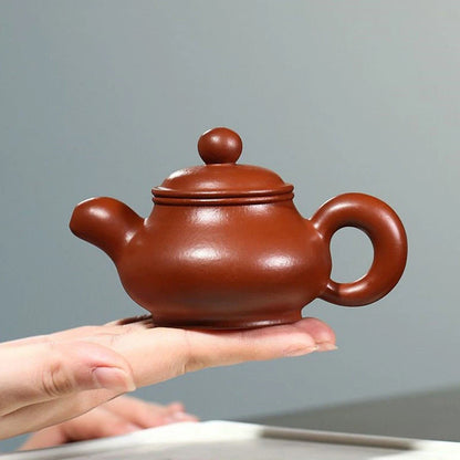 110ml Chinese Yixing Small Capacity Purple Clay Teapots Famous Artists Handmade Tea Pot Raw Ore Dahongpao Kettle Zisha Tea Set
