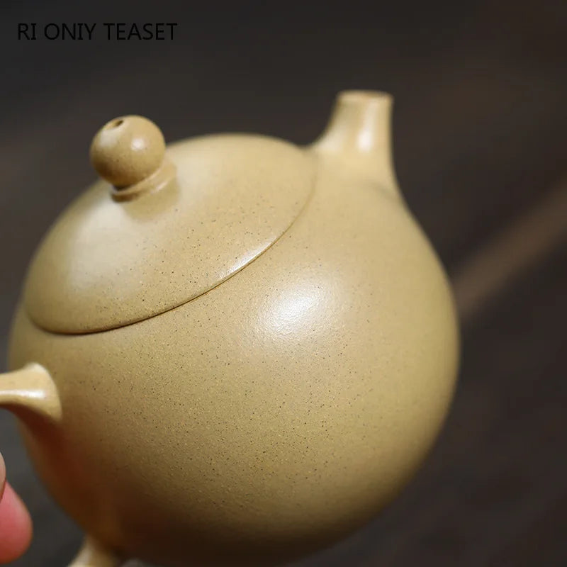 110ml High-end Yixing Purple Clay Teapots Kettle Famous Handmade Small Capacity Xishi Tea Pot Chinese Raw Ore Zisha Tea Set