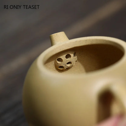 110ml High-end Yixing Purple Clay Teapots Kettle Famous Handmade Small Capacity Xishi Tea Pot Chinese Raw Ore Zisha Tea Set