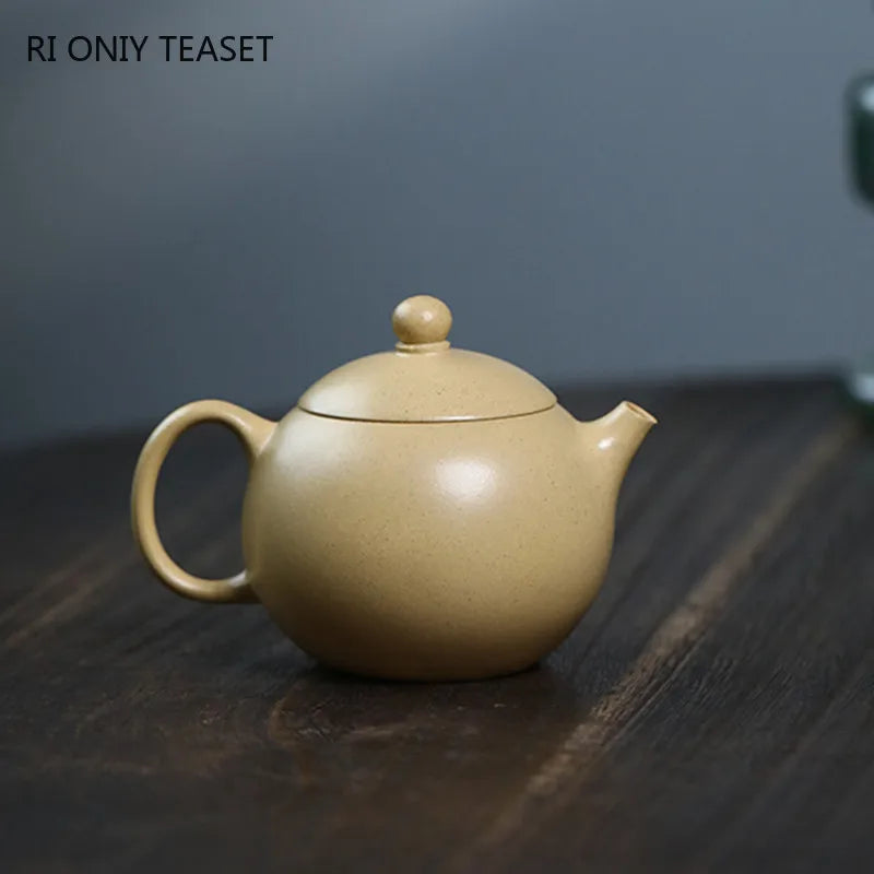 110ml High-end Yixing Purple Clay Teapots Kettle Famous Handmade Small Capacity Xishi Tea Pot Chinese Raw Ore Zisha Tea Set