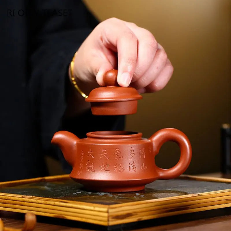 110ml Small Capacity Yixing Purple Clay Teapots Famous Handmade Tea Pot Kettle Chinese High-end Zisha Tea Set Collection Gifts