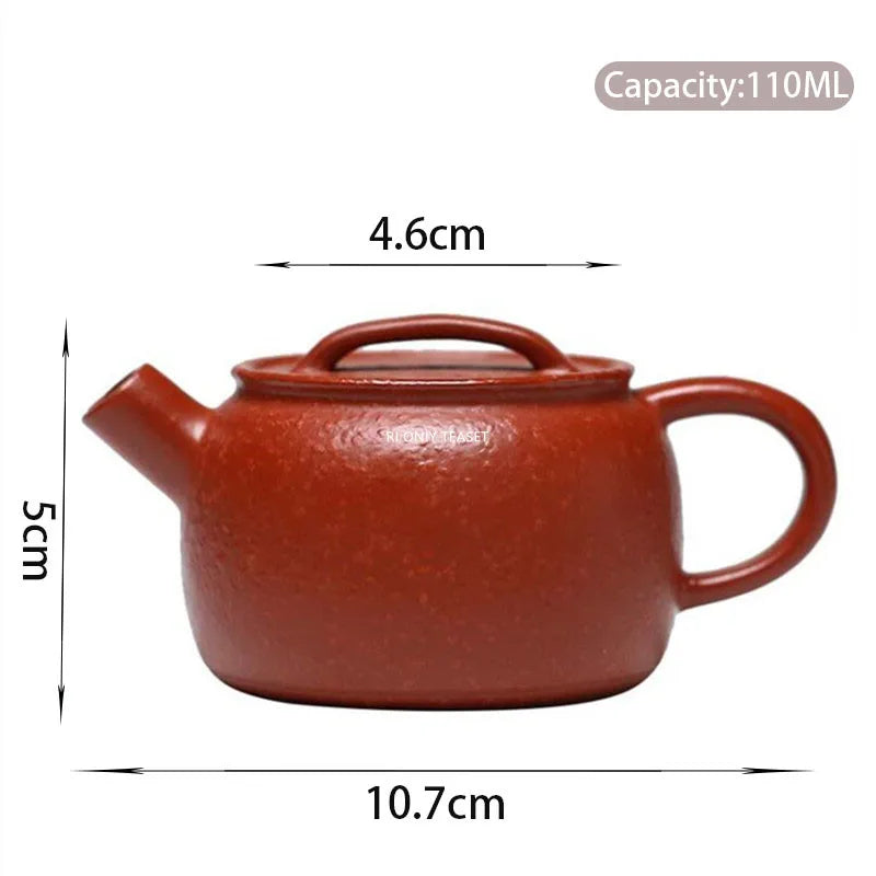 110ml Yixing High-end Purple Clay Teapots Famous Handmade Small Capacity Tea Pot Kettle Chinese Zisha Tea Set Collection Gifts