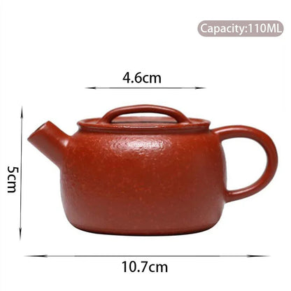110ml Yixing High-end Purple Clay Teapots Famous Handmade Small Capacity Tea Pot Kettle Chinese Zisha Tea Set Collection Gifts