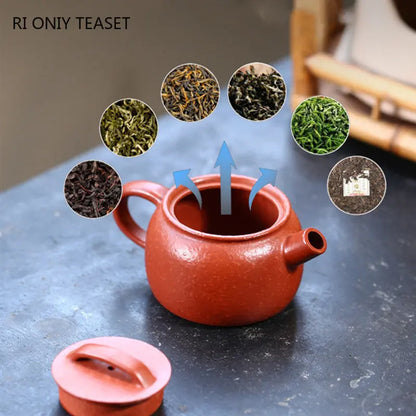 110ml Yixing High-end Purple Clay Teapots Famous Handmade Small Capacity Tea Pot Kettle Chinese Zisha Tea Set Collection Gifts