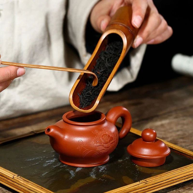 110ml Yixing Raw Ore Purple Clay Teapots Famous Handmade Small Capacity Squirrel Tea Pot Kettle Chinese High-end Zisha Tea Set