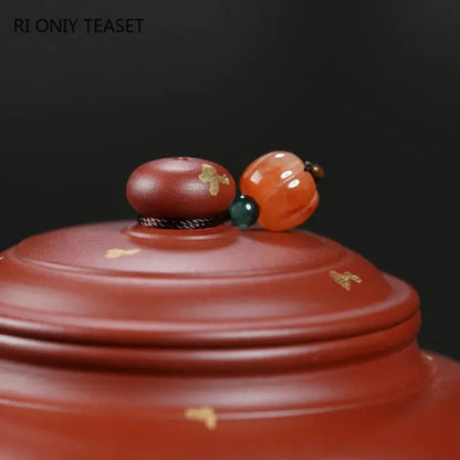 110ml Yixing Small Capacity Purple Clay Teapots Famous Handmade Tea Pot Raw Ore Dahongpao Kettle Chinese Zisha Tea Set Teaware