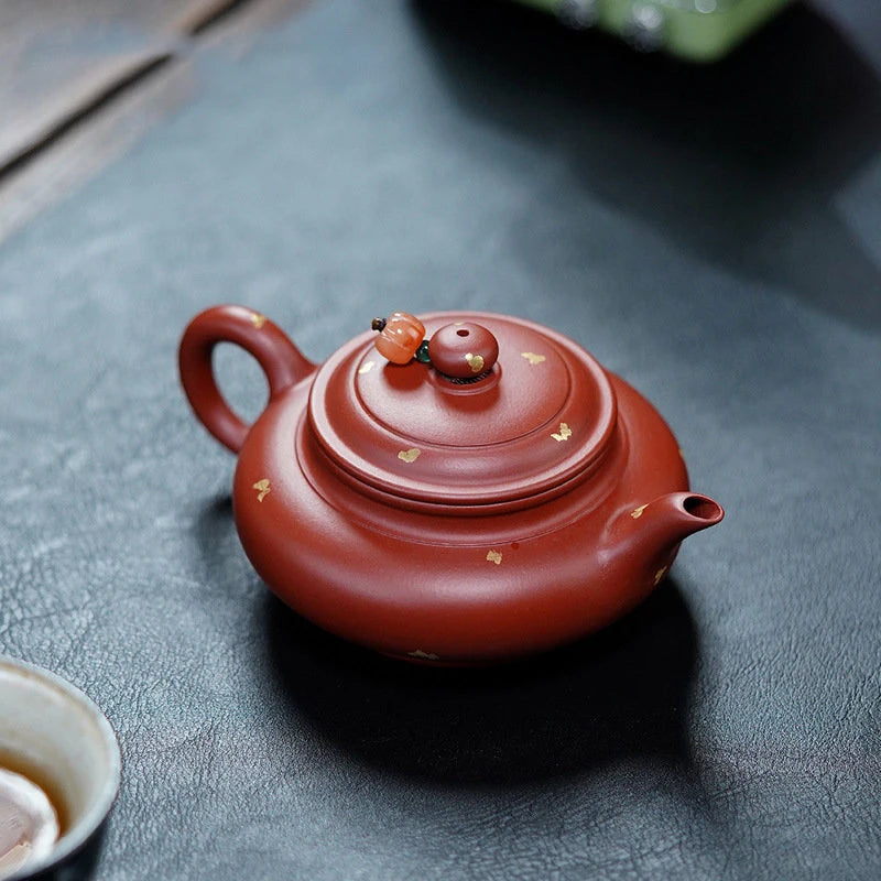 110ml Yixing Small Capacity Purple Clay Teapots Famous Handmade Tea Pot Raw Ore Dahongpao Kettle Chinese Zisha Tea Set Teaware