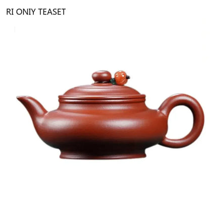 110ml Yixing Small Capacity Purple Clay Teapots Famous Handmade Tea Pot Raw Ore Dahongpao Kettle Chinese Zisha Tea Set Teaware