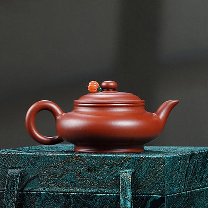 110ml Yixing Small Capacity Purple Clay Teapots Famous Handmade Tea Pot Raw Ore Dahongpao Kettle Chinese Zisha Tea Set Teaware
