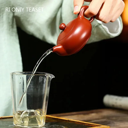 110ml Yixing Small Capacity Purple Clay Teapots Raw Ore Dahongpao Tea Pot Beauty Kettle Chinese Zisha Tea Set Customized Gifts
