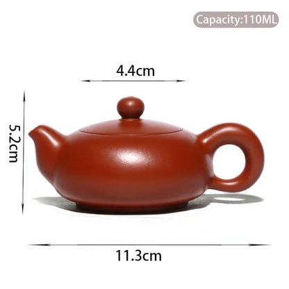 110ml Yixing Small Capacity Purple Clay Teapots Raw Ore Dahongpao Tea Pot Beauty Kettle Chinese Zisha Tea Set Customized Gifts