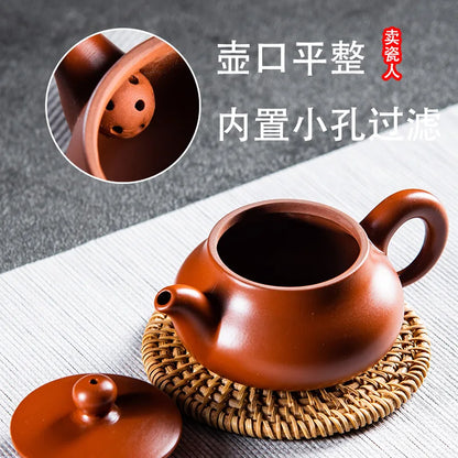 115ml Chinese Yixing Handmade Tea Pot Purple Clay Teapot Beauty Kettle Home Dahongpao Customized Teaware Tea Ceremony Tea Set