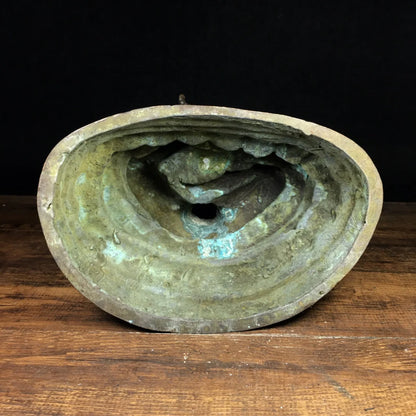 12"Tibetan Temple Old Bronze Cinnabar Mud gold  Green Tara Sitting Buddha Double Lotus Terrace Worship Hall Town house Exorcism